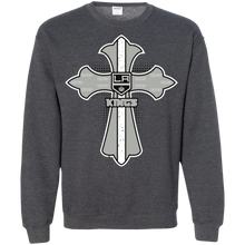 Load image into Gallery viewer, Cross Shirt For Jesus And Los Angeles Kings Fans Sweatshirt