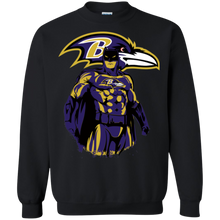 Load image into Gallery viewer, Ravens Football Batman Sweatshirt