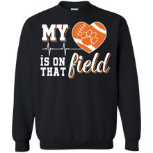 Load image into Gallery viewer, Clemson Tiger_Paw Football My Heart is on that Field Sweatshirt