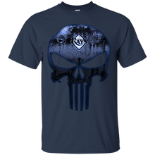 Load image into Gallery viewer, Tampa Bay Rays Baseball The Punisher Skull T - Shirt For Men