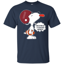 Load image into Gallery viewer, This Is For All U Washington State Cougars Haters Snoopy T - Shirt For Men