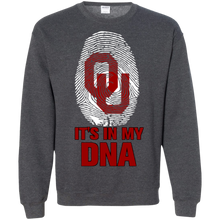 Load image into Gallery viewer, Oklahoma Sooners Football It Is In My Dna Sweatshirt