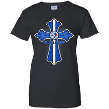 Load image into Gallery viewer, Cross Shirt For Jesus And Toronto Blue Jays Fans T-Shirt For Women