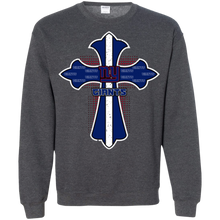Load image into Gallery viewer, Cross Shirt For Jesus And New York Giants Fans Sweatshirt