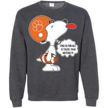 Load image into Gallery viewer, This Is For All U Clemson Tiger_paw Haters Snoopy Sweatshirt