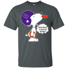 Load image into Gallery viewer, This Is For All U Northwestern Wildcats Haters Snoopy T - Shirt For Men