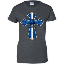Load image into Gallery viewer, Cross Shirt For Jesus And Kansas City Royals Fans T-Shirt For Women