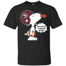 Load image into Gallery viewer, This Is For All U Florida State Seminoles Haters Snoopy T - Shirt For Men