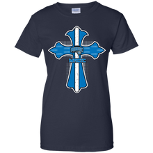 Load image into Gallery viewer, Cross Shirt For Jesus And Orlando Magic Fans T-Shirt For Women