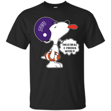 Load image into Gallery viewer, This Is For All U Tcu Horned Frogs Haters Snoopy T - Shirt For Men