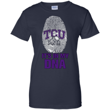 Load image into Gallery viewer, Tcu Horned Frogs Football It Is In My Dna T-Shirt For Women