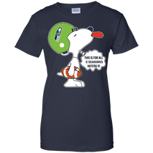 Load image into Gallery viewer, This Is For All U Seattle Seahawks Haters Snoopy T-Shirt For Women
