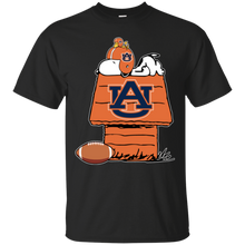 Load image into Gallery viewer, Auburn Tigers Snoopy And Woodstock Waiting For Football Season T - Shirt For Men
