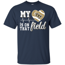 Load image into Gallery viewer, UCF Knights Football My Heart is on that Field T - Shirt For Men