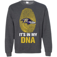 Load image into Gallery viewer, Ravens Football It Is In My Dna Sweatshirt