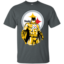 Load image into Gallery viewer, Steelers Football Batman T - Shirt For Men