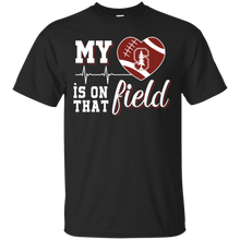 Load image into Gallery viewer, Stanford Cardinal Football My Heart is on that Field T - Shirt For Men