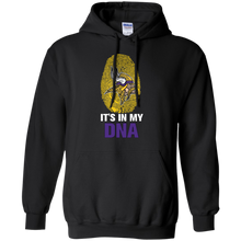 Load image into Gallery viewer, Vikings Football It Is In My Dna Hoodie Shirt