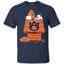 Load image into Gallery viewer, Auburn Tigers Snoopy And Woodstock Waiting For Football Season T - Shirt For Men