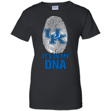 Load image into Gallery viewer, Kentucky Wildcats Football It Is In My Dna T-Shirt For Women