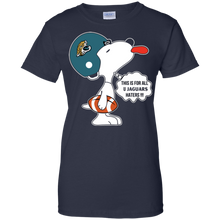 Load image into Gallery viewer, This Is For All U Jacksonville Jaguars Haters Snoopy T-Shirt For Women