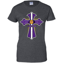 Load image into Gallery viewer, Cross Shirt For Jesus And Los Angeles Lakers Fans T-Shirt For Women