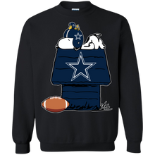Load image into Gallery viewer, Dallas Cowboys Snoopy And Woodstock Waiting For Football Season Sweatshirt