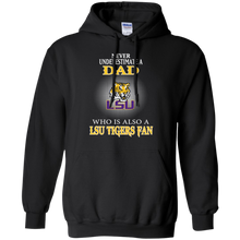 Load image into Gallery viewer, Never Underestimate A Dad Who Is Also A Lsu Tigers Fan Hoodie Shirt