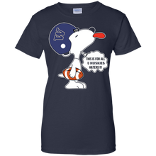 Load image into Gallery viewer, This Is For All U Washington Huskies Haters Snoopy T-Shirt For Women