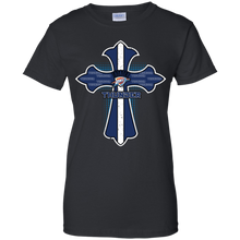 Load image into Gallery viewer, Cross Shirt For Jesus And Oklahoma City Thunder Fans T-Shirt For Women
