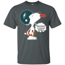 Load image into Gallery viewer, This Is For All U Philadelphia Eagles Haters Snoopy T - Shirt For Men