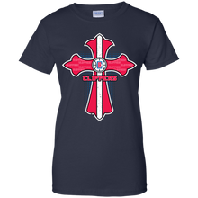 Load image into Gallery viewer, Cross Shirt For Jesus And La Clippers Fans T-Shirt For Women