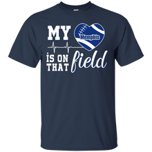 Load image into Gallery viewer, Memphis Tigers Football My Heart is on that Field T - Shirt For Men