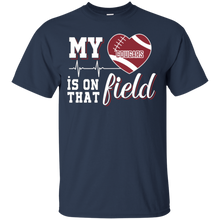 Load image into Gallery viewer, Washington State Cougars Football My Heart is on that Field T - Shirt For Men