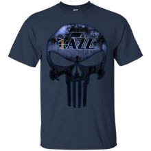 Load image into Gallery viewer, Utah Jazz Basketball The Punisher Skull T - Shirt For Men