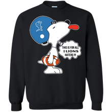 Load image into Gallery viewer, This Is For All U Detroit Lions Haters Snoopy Sweatshirt