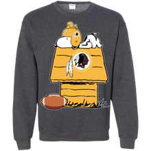 Load image into Gallery viewer, Washington Redskins Snoopy And Woodstock Waiting For Football Season Sweatshirt