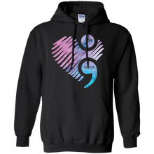 Load image into Gallery viewer, You Matter Don't Let Your Story End Semicolon Hoodie Shirt