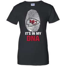 Load image into Gallery viewer, Chiefs Football It Is In My Dna T-Shirt For Women