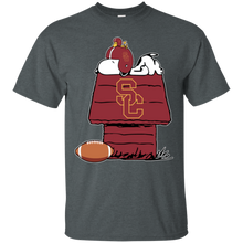 Load image into Gallery viewer, Usc Trojans Snoopy And Woodstock Waiting For Football Season T - Shirt For Men