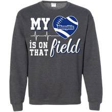 Load image into Gallery viewer, Memphis Tigers Football My Heart is on that Field Sweatshirt