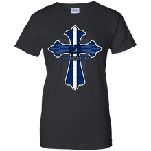Load image into Gallery viewer, Cross Shirt For Jesus And Tampa Bay Lightning Fans T-Shirt For Women