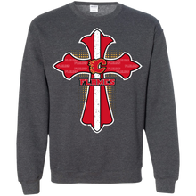 Load image into Gallery viewer, Cross Shirt For Jesus And Calgary Flames Fans Sweatshirt