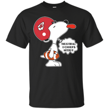 Load image into Gallery viewer, This Is For All U Kansas City Chiefs Haters Snoopy T - Shirt For Men