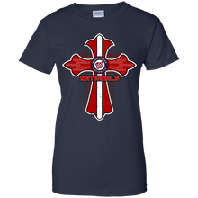 Load image into Gallery viewer, Cross Shirt For Jesus And Washington Nationals Fans T-Shirt For Women