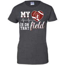 Load image into Gallery viewer, Stanford Cardinal Football My Heart is on that Field T-Shirt For Women