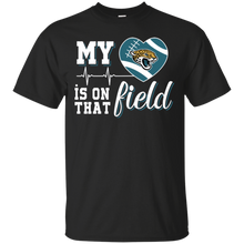 Load image into Gallery viewer, Jacksonville Jaguars Football My Heart is on that Field T - Shirt For Men