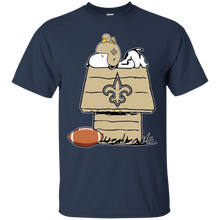 Load image into Gallery viewer, New Orleans Saints Snoopy And Woodstock Waiting For Football Season T - Shirt For Men