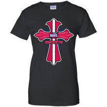 Load image into Gallery viewer, Cross Shirt For Jesus And Houston Rockets Fans T-Shirt For Women