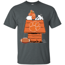 Load image into Gallery viewer, Clemson Tiger_paw Snoopy And Woodstock Waiting For Football Season T - Shirt For Men